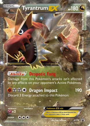 Tyrantrum EX (XY70/211) [XY Promos] Holofoil - Promo