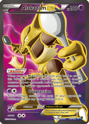 Alakazam EX (Full Art) (117/124) [XY  Fates Collide] Holofoil - Ultra Rare