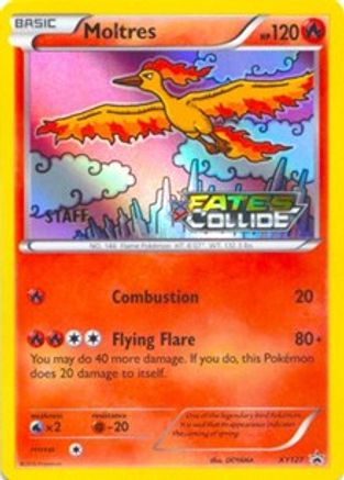 Moltres - XY127 (Prerelease) [Staff] (XY127) [XY Promos] Holofoil - Promo