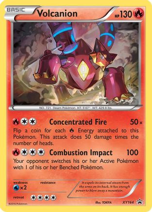 Volcanion - XY164 (XY164/211) [XY Promos] Holofoil - Promo