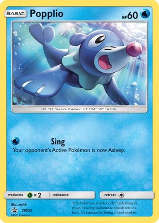 Popplio - SM03 (SM03/248) [SM Promos] Holofoil - Promo