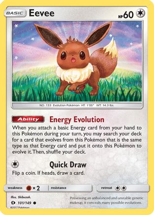 Eevee (101/149) [SM Base Set] - Common