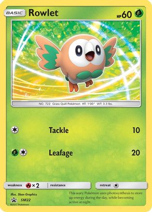 Rowlet - SM22 (SM22/248) [SM Promos] Holofoil - Promo