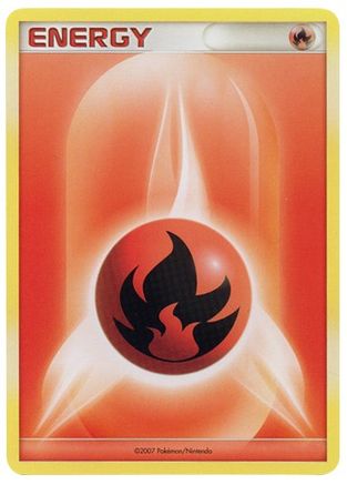 Fire Energy (2007 Unnumbered D/P Style Non-Holo) [League & Championship Cards] - Promo