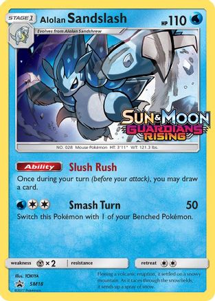 Alolan Sandslash - SM18 (Prerelease) (SM18/248) [SM Promos] Holofoil - Promo