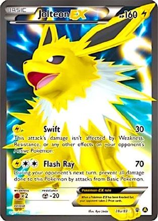 Jolteon EX (28a/83) [Alternate Art Promos] Holofoil - Promo