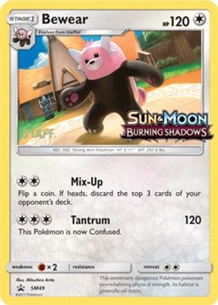 Bewear - SM49 (Prerelease) [Staff] (SM49) [SM Promos] Holofoil - Promo
