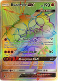 Buzzwole GX (Secret) (115/111) [SM  Crimson Invasion] Holofoil - Secret Rare