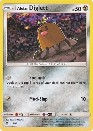 Alolan Diglett (9/12) [McDonalds Promos 2017] Holofoil - Promo