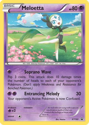 Meloetta - XY193 (XY193/211) [XY Promos] Holofoil - Promo