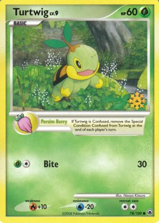 Turtwig (78/100) [Countdown Calendar Promos] - Promo
