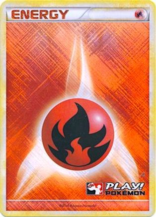 Fire Energy (2010 Play! Pokemon) [League & Championship Cards] Holofoil - Promo