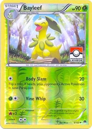 Bayleef (Pokemon League) (2/122) [League & Championship Cards] Reverse Holofoil - Promo