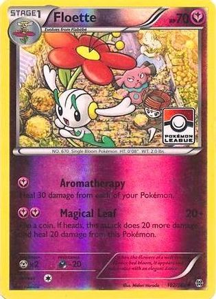 Floette (Pokemon League) (102/162) [League & Championship Cards] Reverse Holofoil - Promo