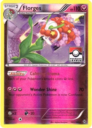 Florges (Pokemon League) (103/162) [League & Championship Cards] Reverse Holofoil - Promo