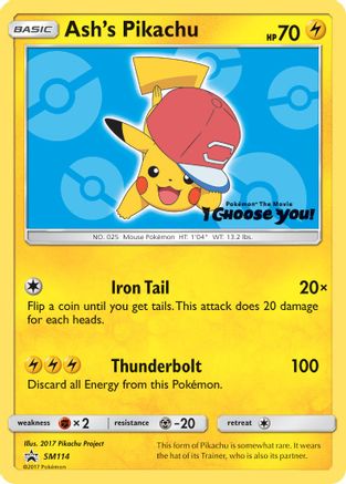 Ash's Pikachu (SM114/248) [SM Promos] - Promo