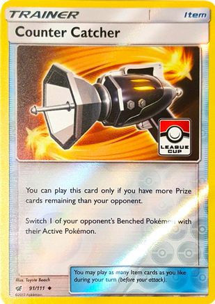 Counter Catcher (League Cup) (091/111) [League & Championship Cards] Reverse Holofoil - Promo