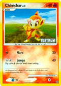 Chimchar [Platinum] (56/100) [Burger King Promos] Reverse Holofoil - Promo