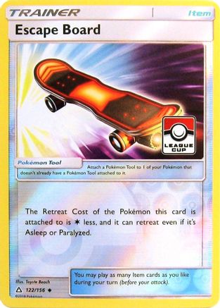 Escape Board (League Cup) (122/156) [League & Championship Cards] Reverse Holofoil - Promo