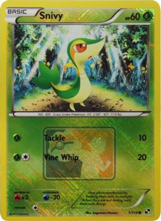 Snivy (League Promo) (001/114) [League & Championship Cards] Reverse Holofoil - Promo