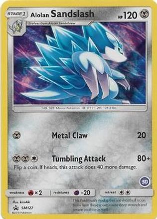 Alolan Sandslash (30) (SM127) [SM Trainer Kit Alolan Sandslash & Alolan Ninetales] Holofoil - Promo