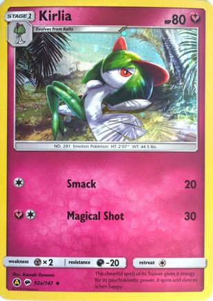 Kirlia (92a/147) [Alternate Art Promos] Holofoil - Promo