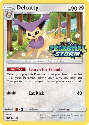 Delcatty - SM132 (Prerelease) (SM132/248) [SM Promos] Holofoil - Promo