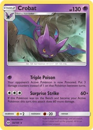 Crobat (Cosmos Holo) (56/149) [Blister Exclusives] Holofoil - Promo