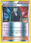Giovanni's Scheme (Regional Championships) [Staff] (138/162) [League & Championship Cards] Reverse Holofoil - Promo