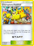 Champions Festival - SM148 (World Championships 2018) [Staff] (SM148) [SM Promos] - Promo