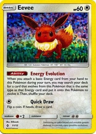 Eevee (11/012) [McDonalds Promos 2018] Holofoil - Promo
