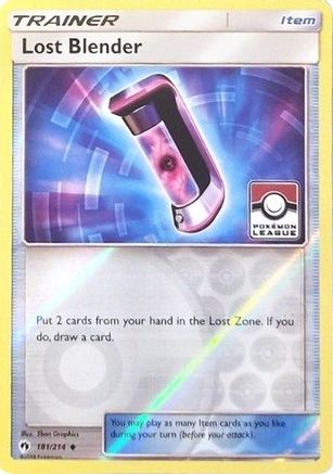 Lost Blender (Pokemon League) (181/214) [League & Championship Cards] Reverse Holofoil - Promo