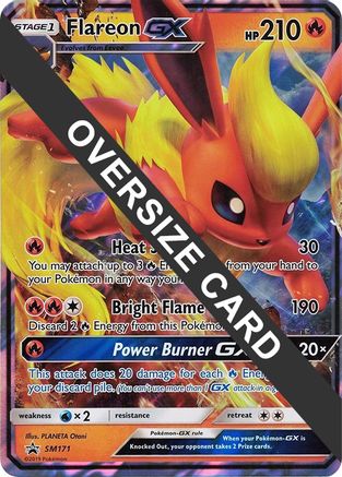 Flareon GX - SM171 (SM Black Star Promo) (SM171) [Jumbo Cards] Holofoil - Promo