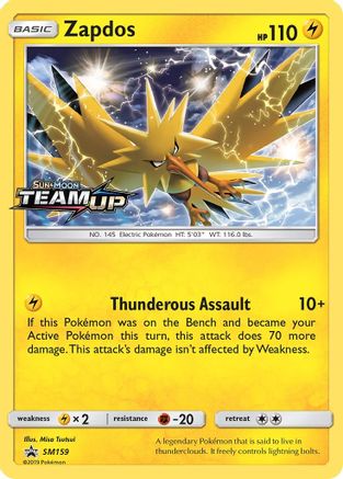 Zapdos (Prerelease) (SM159/248) [SM Promos] Holofoil - Promo
