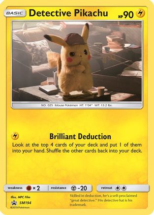 Detective Pikachu (SM194/248) [SM Promos] Holofoil - Promo
