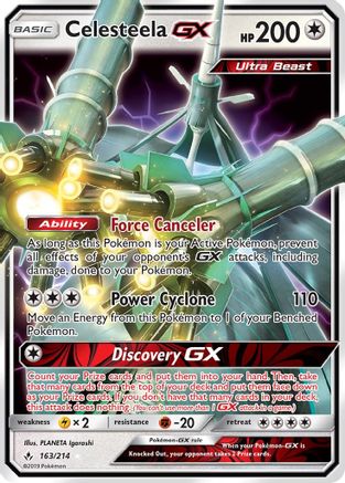 Celesteela GX (163/214) [SM  Unbroken Bonds] Holofoil - Ultra Rare