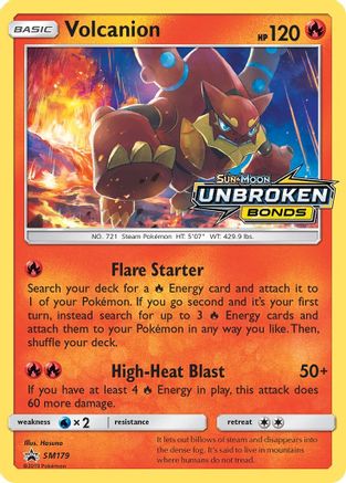 Volcanion - SM179 (Prerelease) (SM179/248) [SM Promos] Holofoil - Promo