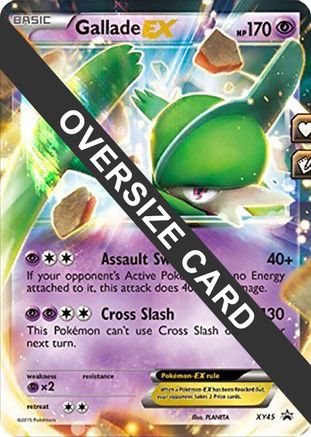 Gallade EX - XY45 (XY Black Star Promo) (XY45) [Jumbo Cards] Holofoil - Promo
