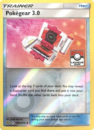 Pokegear 3.0 (League Cup) (182a/214) [League & Championship Cards] Reverse Holofoil - Promo
