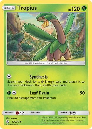 Tropius (012/236) [SM  Cosmic Eclipse] Reverse Holofoil - Uncommon