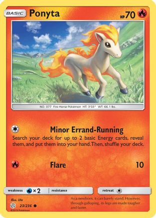 Ponyta (023/236) [SM  Cosmic Eclipse] - Common