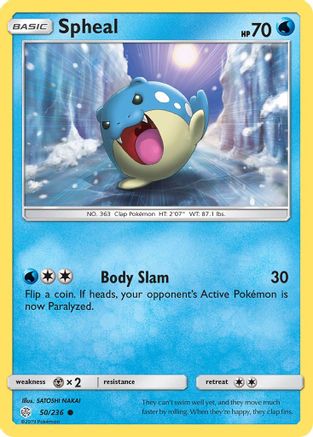Spheal (050/236) [SM  Cosmic Eclipse] - Common