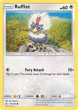 Rufflet (177/236) [SM  Cosmic Eclipse] - Common