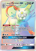 Alolan Persian GX (Secret) (257/236) [SM  Cosmic Eclipse] Holofoil - Secret Rare