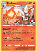 Cinderace (Pokemon League) (034/202) [League & Championship Cards] Reverse Holofoil - Promo
