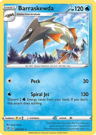 Barraskewda (053/192) [SWSH02 Rebel Clash] - Rare