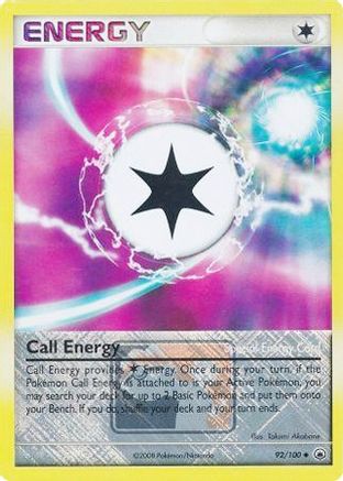 Call Energy (League Promo) (92/100) [League & Championship Cards] Reverse Holofoil - Promo