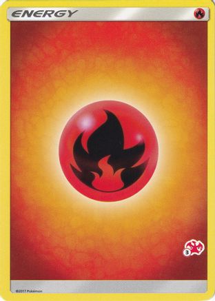 Fire Energy (#3 Charizard Stamped) [Battle Academy] - Promo
