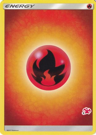 Fire Energy (#9 Charizard Stamped) [Battle Academy] - Promo
