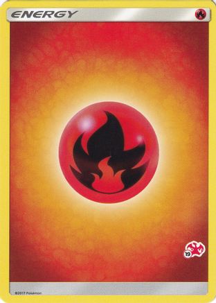 Fire Energy (#19 Charizard Stamped) [Battle Academy] - Promo